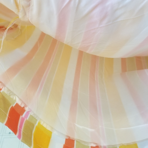 Vintage retro 60s homemade striped dress - Picture 3 of 4